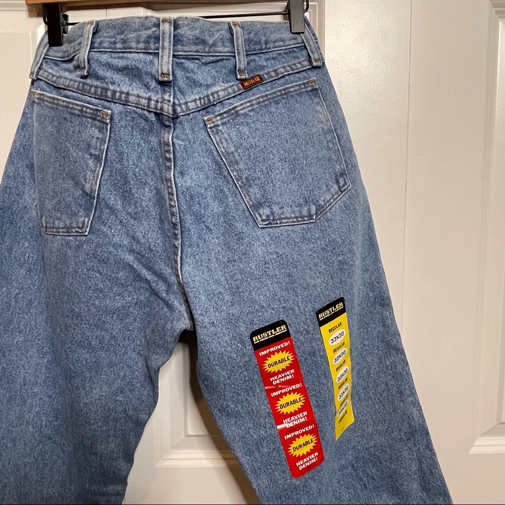NWT Rustler Men's Regular Fit Straight Leg Jeans 33x30